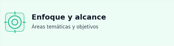 Enfoque y alcance