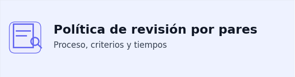 Política de revisión por pares